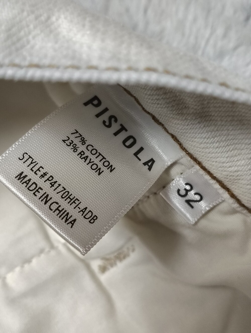 NWT Pistola Layne Pleated High Waist A-Line Denim White / Bone Shorts Women's 32 - Picture 11 of 12